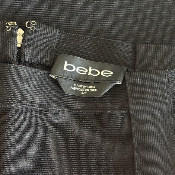 bebe Bandage Pencil Skirt - Black/Pink/Red - Picture 7 of 8